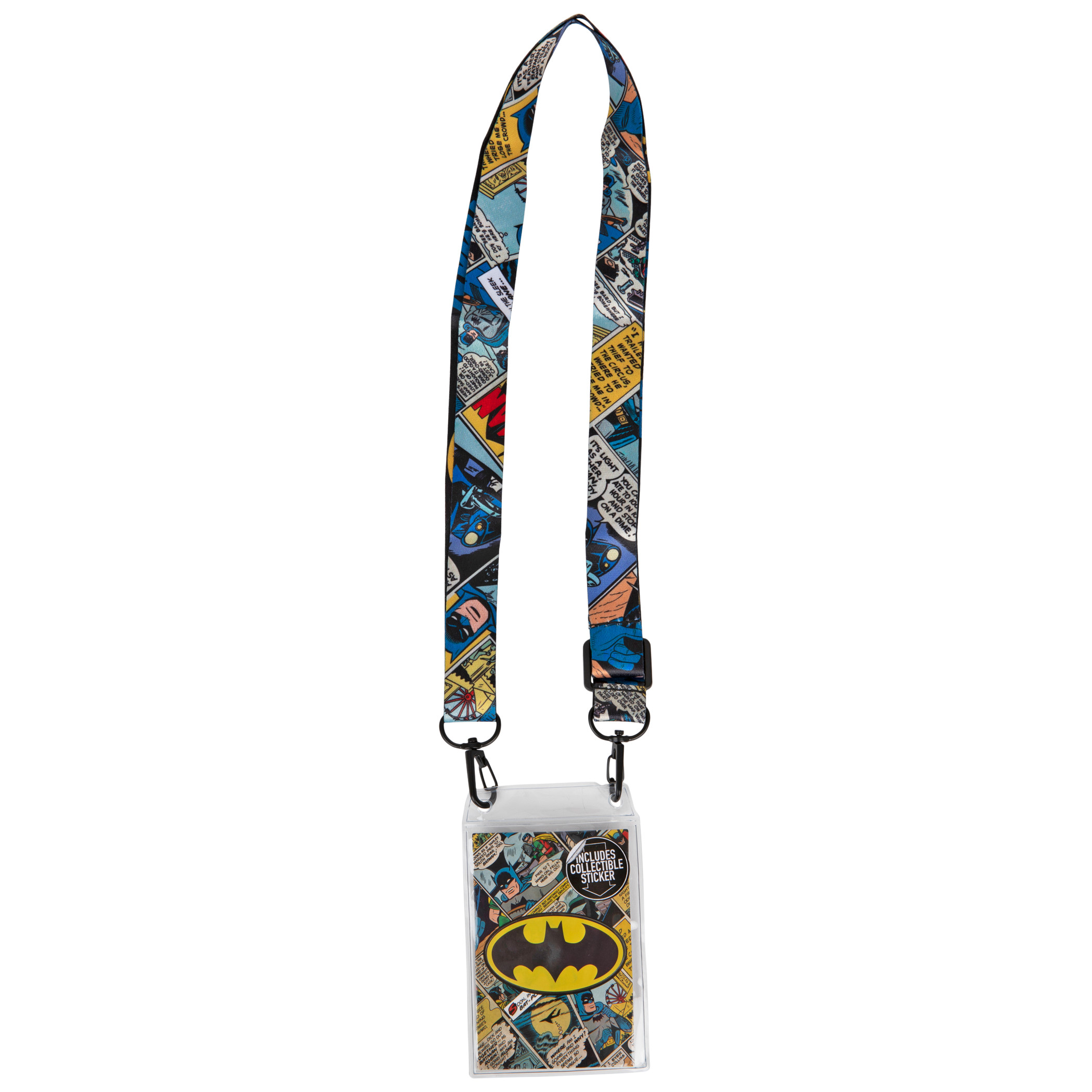Batman Lanyard with Collectible Sticker